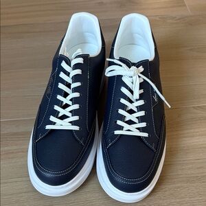 Louis Vuitton Dark Blue and White Men's Sneakers